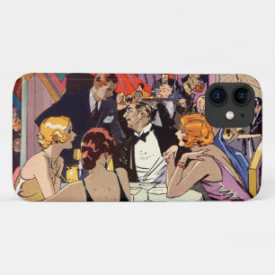 ヴィンテージアールデコカクテルパーティーアットナイトクラブ iPhone 11 ケース