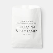 ヴィンテージアールデコカスタムウェディングサンキュー フェイバーバッグ (正面)