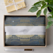 ヴィンテージアールデコクリスマス女性の切り離し 薄葉紙 (ギフト)