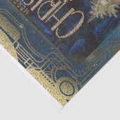 ヴィンテージアールデコクリスマス女性の切り離し 薄葉紙 (詳細)