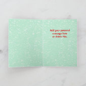 ヴィンテージアールデコクリスマス3枚写真立て シーズンカード (内部)