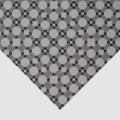 ヴィンテージアールデコグレーパターンの分離 薄葉紙 (詳細)