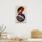 ヴィンテージアールデココーヒー広告ポスター ポスター (キッチン)