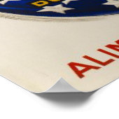 ヴィンテージアールデココーヒー広告ポスター ポスター (角)