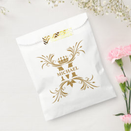 ヴィンテージアールデコゴールデンネームモノグラム フェイバーバッグ