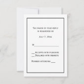 ヴィンテージアールデコシルバープルメアラベスク 出欠カード (裏面)