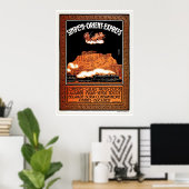 ヴィンテージアールデコシンポンオリエント表現アティン ポスター (ホームオフィス)