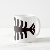 ヴィンテージアールデコシーフードロブスターインブラック コーヒーマグカップ (正面右)