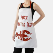 ヴィンテージアールデコシーフードロブスターイン赤 エプロン (インサイチュ)