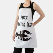 ヴィンテージアールデコシーフード、ロブスターイン黒 エプロン (インサイチュ)