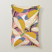 ヴィンテージアールデコジャズポチョアガーデンドラゴンフライ アクセントクッション (裏面(縦))