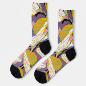 ヴィンテージアールデコジャズポチョアガーデンドラゴンフライ ソックス (左)