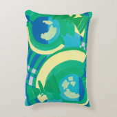 ヴィンテージアールデコジャズポチョアガーデンバタフライ アクセントクッション (裏面(縦))