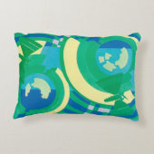 ヴィンテージアールデコジャズポチョアガーデンバタフライ アクセントクッション (裏面)