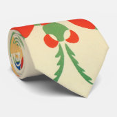 ヴィンテージアールデコジャズポチョアガーデンバタフライ ネクタイ (ロール)