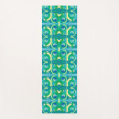 ヴィンテージアールデコジャズポチョアガーデンバタフライ ヨガマット (正面)