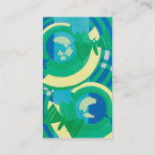 ヴィンテージアールデコジャズポチョアガーデンバタフライ 名刺 (裏面)