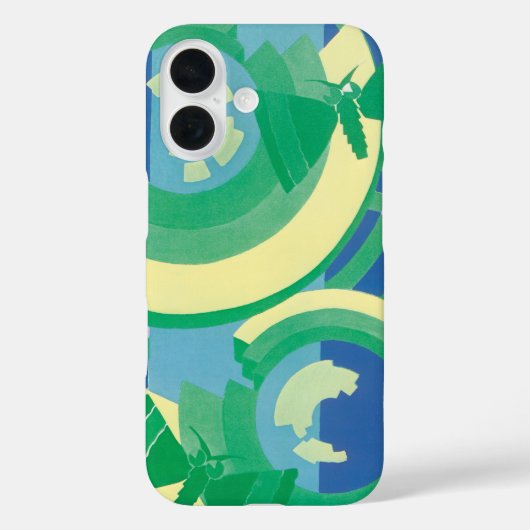 ヴィンテージアールデコジャズポチョアガーデンバタフライ Case-Mate iPhoneケース (裏面)