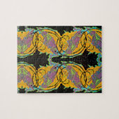 ヴィンテージアールデコジャズポチョアガーデンバッタ ジグソーパズル (横)