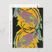 ヴィンテージアールデコジャズポチョアガーデンバッタ ポストカード (正面/裏面)