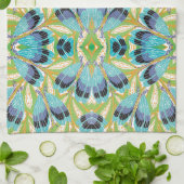 ヴィンテージアールデコジャズポチョアガーデン虫 キッチンタオル (折り畳み)