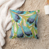 ヴィンテージアールデコジャズポチョアガーデン虫 クッション (ブランケット)