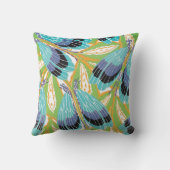 ヴィンテージアールデコジャズポチョアガーデン虫 クッション (裏面)