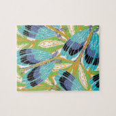 ヴィンテージアールデコジャズポチョアガーデン虫 ジグソーパズル (横)