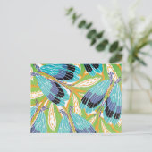 ヴィンテージアールデコジャズポチョアガーデン虫 ポストカード (スタンド正面)