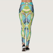 ヴィンテージアールデコジャズポチョアガーデン虫 レギンス (裏面)