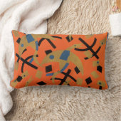 ヴィンテージアールデコジャズポチョアゴールデンバード動物 ランバークッション (ブランケット)