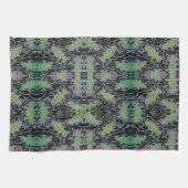 ヴィンテージアールデコジャズポチョワールカブトムズインガーデン キッチンタオル (横)