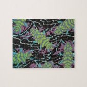 ヴィンテージアールデコジャズポチョワールカブトムズインガーデン ジグソーパズル (横)