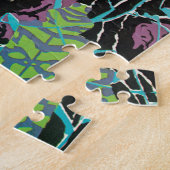 ヴィンテージアールデコジャズポチョワールカブトムズインガーデン ジグソーパズル (側面)