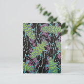 ヴィンテージアールデコジャズポチョワールカブトムズインガーデン ポストカード (スタンド正面)