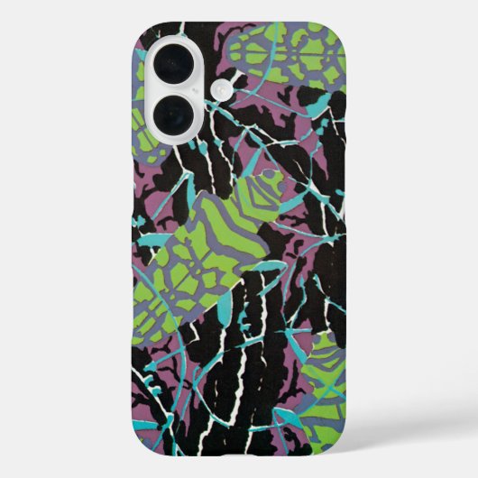 ヴィンテージアールデコジャズポチョワールカブトムズインガーデン Case-Mate iPhoneケース (裏面)