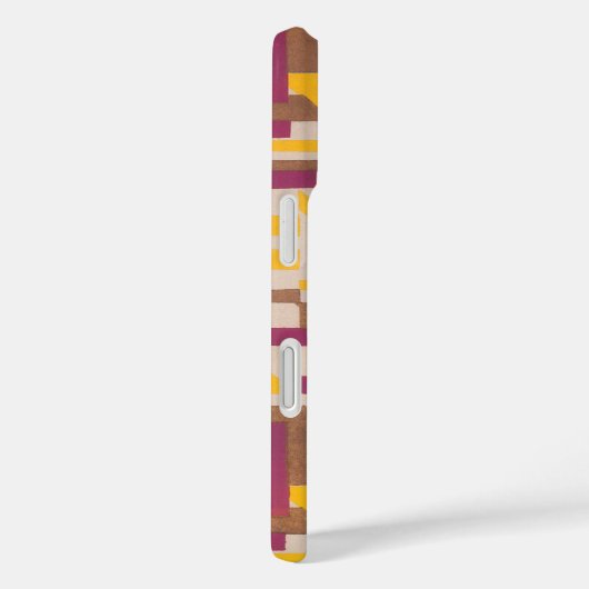 ヴィンテージアールデコジャズポチョワール幾何学模様 Case-Mate iPhoneケース (裏面 / 右)