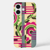 ヴィンテージアールデコジャズポチョワール幾何学模様 Case-Mate iPhoneケース (裏面)