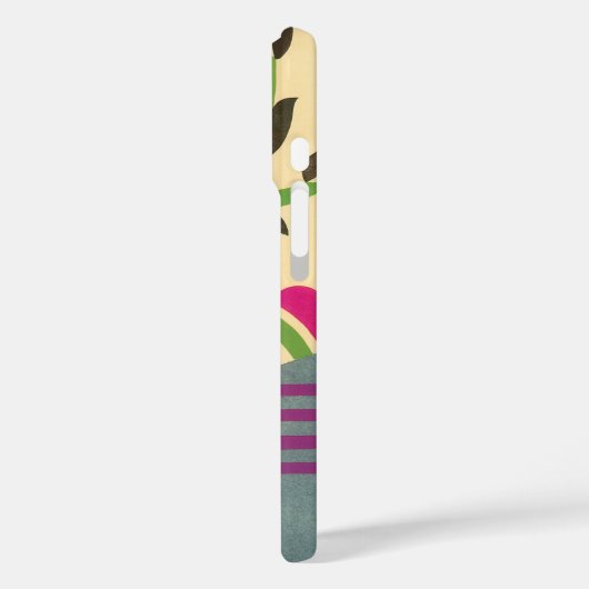 ヴィンテージアールデコジャズポチョワール幾何学模様 Case-Mate iPhoneケース (裏面 / 左)