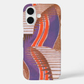 ヴィンテージアールデコジャズポチョワール階段ステップパターン Case-Mate iPhoneケース (裏面)