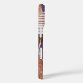 ヴィンテージアールデコジャズポチョワール階段ステップパターン Case-Mate iPhoneケース (裏面 / 右)