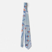 ヴィンテージアールデコジャズポチョワール鳥獣パターン ネクタイ (裏面)