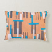 ヴィンテージアールデコジャズ合唱団、幾何学模様 アクセントクッション (裏面)