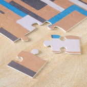 ヴィンテージアールデコジャズ合唱団、幾何学模様 ジグソーパズル (側面)