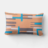 ヴィンテージアールデコジャズ合唱団、幾何学模様 ランバークッション (裏面)