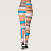 ヴィンテージアールデコジャズ合唱団、幾何学模様 レギンス (裏面)