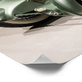 ヴィンテージアールデコスタイル1935アエロリアコンセプトカー ポスター (角)