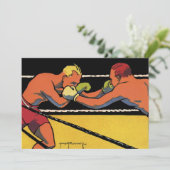 ヴィンテージアールデコスポーツボクシング、ボクサーパンチング (スタンド正面)