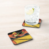 ヴィンテージアールデコスポーツボクシング、ボクサーパンチング コースター (右側)