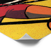 ヴィンテージアールデコスポーツボクシング、ボクサーパンチング ポスター (角)